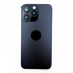 iPhone 15 Pro Max rear housing Blue Titanium glass replacement