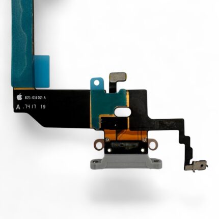 iPhone X lightning connector flex cable with microphone white original